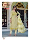 Kiara Vol 1 By Erraha Rayon Nyra Cut Kurti With Bottom Dupatta Wholesale Online